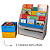 Porta Livros Infantil Decorativo Montessoriano Com 2 Caixas - Imagem 3