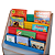 Porta Livros Infantil Decorativo Montessoriano Com 2 Caixas - Imagem 4