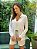 Camisa Feminina Tradicional Viscose Elastano Off-White - Imagem 4