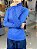 Blusa Feminina Ribana Canelada Gola Alta Dupla Liz Azul Bic - Imagem 5