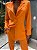 Maxi Blazer Feminino Alfaiataria Oversized Bárbara Laranja - Imagem 1