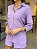 Camisa Feminina Tradicional Viscose Elastano Lavanda - Imagem 7
