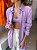 Camisa Feminina Tradicional Viscose Elastano Lavanda - Imagem 8