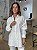Camisa Feminina Oversized Linho 100% Branco - Imagem 1