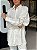 Camisa Feminina Oversized Linho 100% Branco - Imagem 4