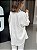 Camisa Feminina Oversized Linho 100% Branco - Imagem 9