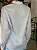 Camisa Feminina Oversized Tricoline Listrada Azul e Branco - Imagem 11