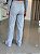 Calça Feminina Wide Leg Moletom Peluciado Comfy Mescla - Imagem 6