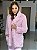 Maxi Casaco Feminino Faux-Fur Teddy Rosa Chá - Imagem 1
