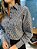 Camisa Feminina Oversized Tricoline Vichy Preto e Branco - Imagem 5