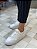 Calça Feminina Alfaiataria Crepe Madonna Risca de Giz Preto - Imagem 3