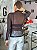 Blusa Feminina Tule Gola Alta Segunda Pele Preto - Imagem 7
