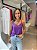 Blusa Feminina Alça Clássica Viscose Elastano Ametista - Imagem 1