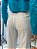 Pantalona Feminina Alfaiataria Crepe Risca de Giz Branco - Imagem 4