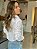 Camisa Cropped Feminina Laise Bordada Branca - Imagem 5