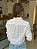 Camisa Cropped Feminina Laise Bordada Branca - Imagem 4