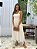 Vestido Feminino Midi Laise Bordada Alça Kate Branco - Imagem 3