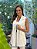Maxi Colete Feminino Alfaiataria Off-White - Imagem 3