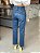 Calça Feminina Jeans Reta Lavação Escura - Imagem 2