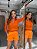 Camisa Feminina Zaya Linho 100% Clássica Bolso Tangerina - Imagem 1