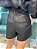 Shorts Feminino Alfaiataria Linho 100% Livia Preto - Imagem 4