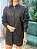 Camisa Feminina Oversized Linho 100% Preto - Imagem 3