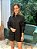 Camisa Feminina Oversized Linho 100% Preto - Imagem 6
