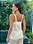 Blusa Feminina Alça Clássica Viscose Elastano Off-White - Imagem 4