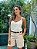 Blusa Feminina Alça Clássica Viscose Elastano Off-White - Imagem 1