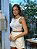 Cropped Feminino Amarração Viscose Elastano Jessica Off-White - Imagem 1