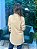 Camisa Feminina Tradicional Viscose Elastano Bege - Imagem 6