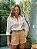Camisa Feminina Oversized Algodão Flame Branco - Imagem 1