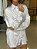 Camisa Feminina Oversized Algodão Egipcío Branco - Imagem 3