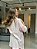 Maxi Camisa Feminina Algodão Mescla Oversized Rosa Bebê - Imagem 5