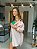 Maxi Camisa Feminina Algodão Mescla Oversized Rosa Bebê - Imagem 2