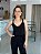 Blusa Feminina Alça Clássica Viscose Elastano Preto - Imagem 1