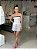 Top Cropped Feminino Tricô Faixa Colors Off-White - Imagem 5