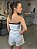 Top Cropped Feminino Tricô Faixa Colors Off-White - Imagem 4