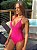 Body Feminino Leona Frente Única Texturizado Rosa Choque - Imagem 1