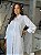 Camisa Feminina Longa Linho Misto Aurea Branco - Imagem 3
