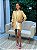 Maxi Blazer Feminino Alfaiataria Manga 7/8 Camel - Imagem 4