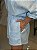 Shorts Feminino Alfaiataria Linho 100% Livia Azul - Imagem 4