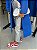 Sobretudo Feminino Lã Batida Comprimento 7/8 Azul Bic - Imagem 6