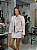 Casaqueto Feminino Tweed Forrado Rosa e Branco - Imagem 2