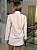 Casaqueto Feminino Tweed Forrado Rosa e Branco - Imagem 5