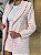 Saia Feminina Tweed Alfaiataria Forrada Rosa e Branco - Imagem 6