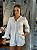 Camisa Feminina Zaya Linho 100% Clássica Bolso Branco - Imagem 1