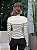 Blusa Feminina Tricô Canelado Listras Pérola - Imagem 4
