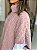 Colete Poncho Feminino Tricô Gola Alta Rose - Imagem 2