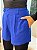 Shorts Feminino Alfaiataria Livia Azul Bic - Imagem 4